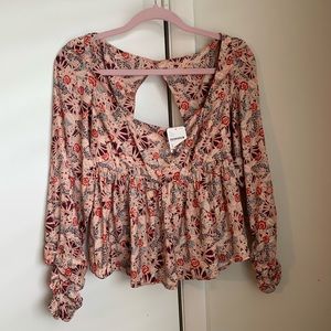 Free People Blouse Peasant Top NwT